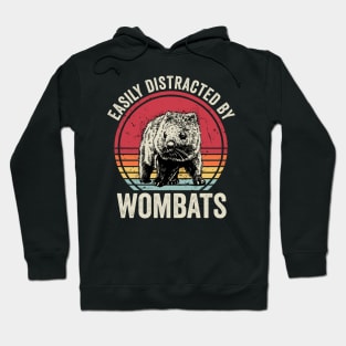 Easily Distracted By Wombats Hoodie